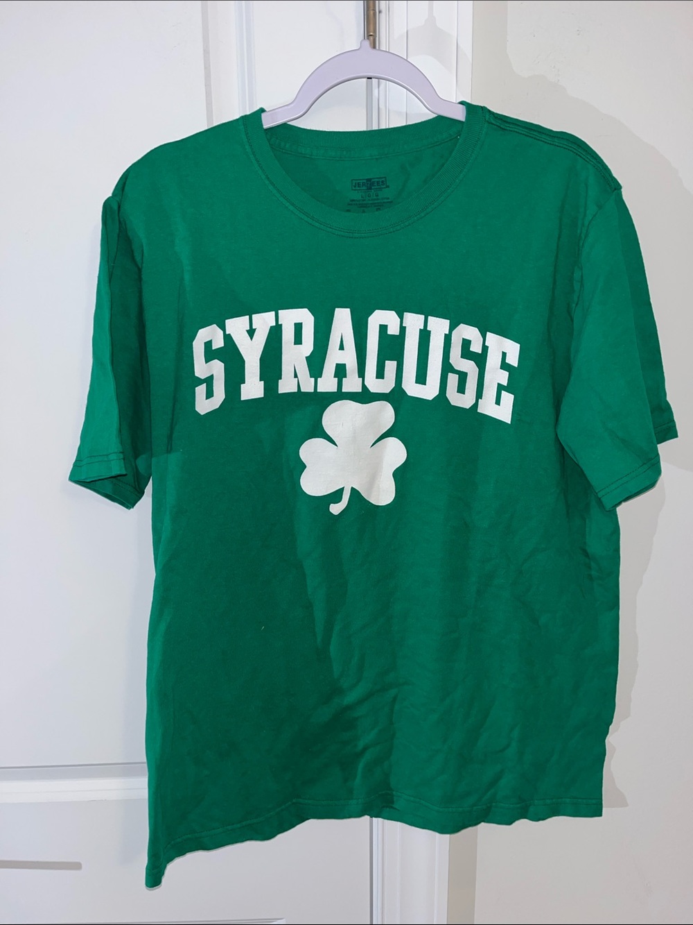 St Patrick’s Day St Paddy’s Irish Ireland Syracuse Orange College Team T Shirt L